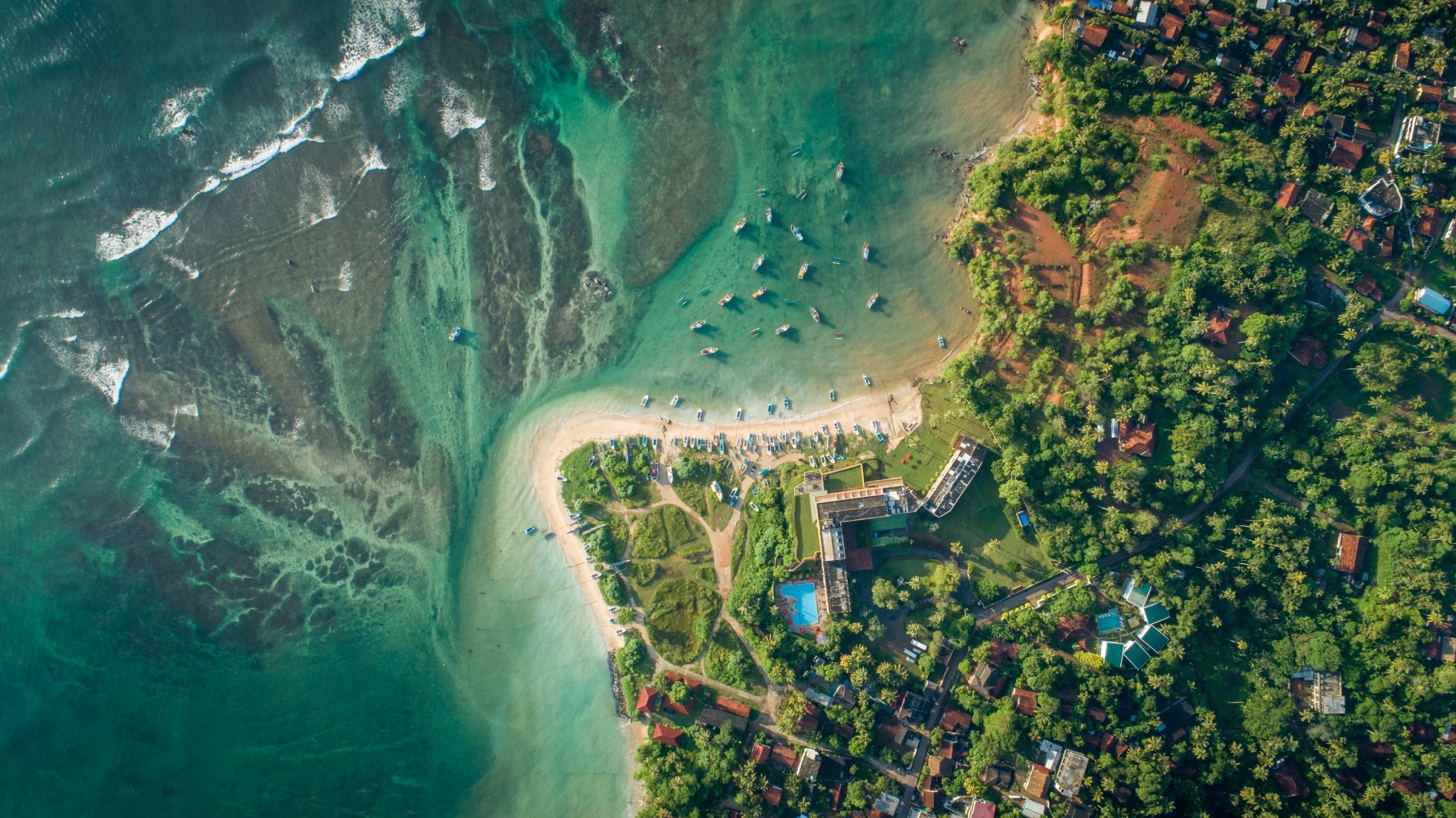 View from a bird's eye view, Sri Lanka